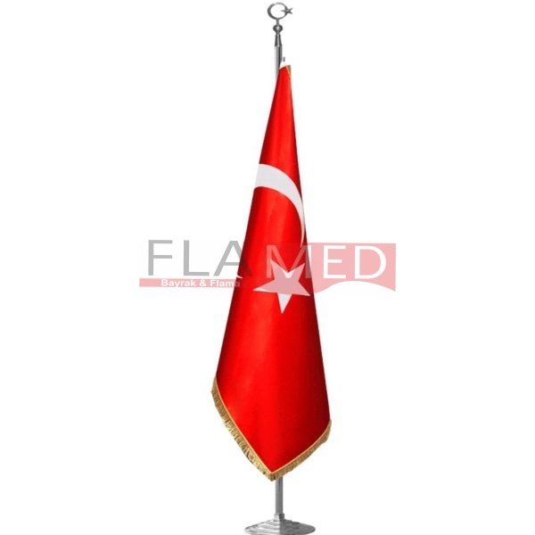 Saçaklı Türk Makam Bayrağı